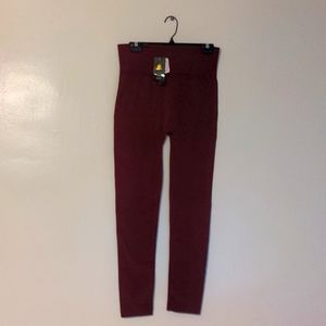 Amorarma Burgundy size plus leggings nwt from Nadine west